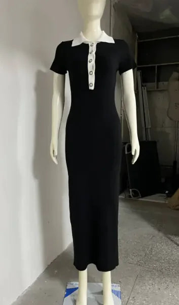 Women's Knitted Long Dress Main image