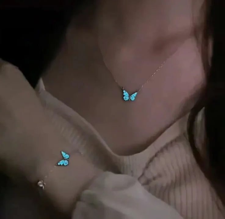 Butterfly Glow Necklace Main image