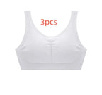 Large Size Light Version Vest Bra Solid Color Base Polyester