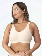 Large Size Light Version Vest Bra Solid Color Base Polyester Women's Bras Not Branded