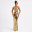 Women's Backless Lace Up Slim Fit Sheath Dress