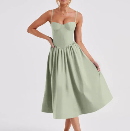 Women's French Vintage Court Style Long Dress