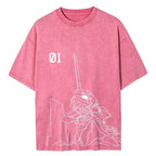 Vintage Harajuku Anime Washed Oversized Tshirt