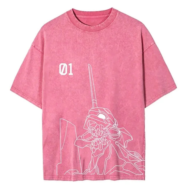 Vintage Harajuku Anime Washed Oversized Tshirt