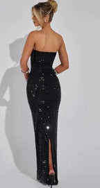 Women's Tube Rhinestone Dress