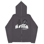 Unisex Oversized Zipper Hoodie