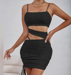 Women's Strappy Pleated Dress