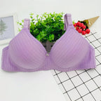 6 Pieces Large Cotton Moms Steel Rimless Bra