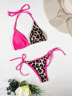 Women's Ellolace Leopard 2 Piece Bikini Set