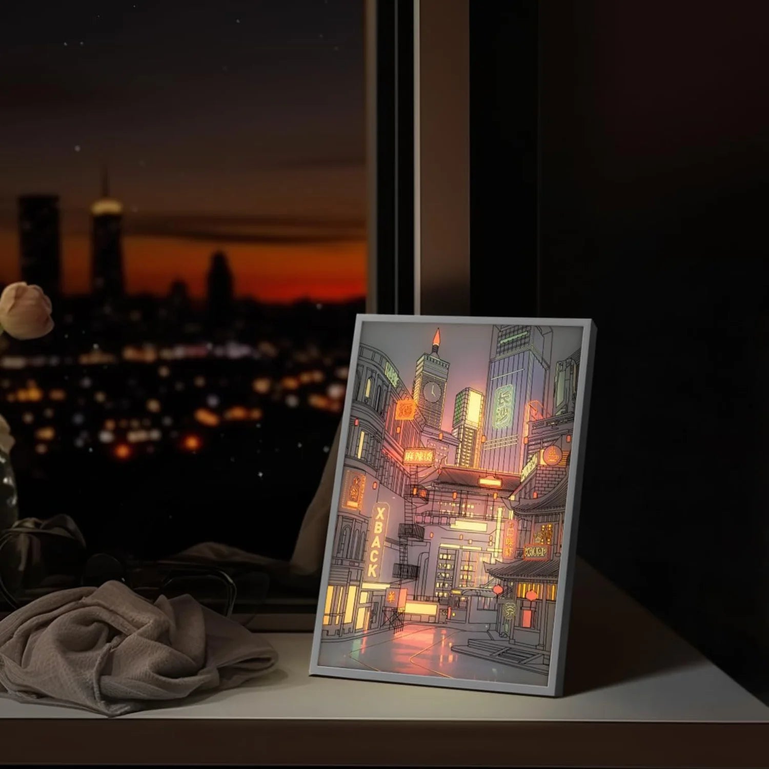 Anime LED Night View Lamp Secondary image