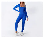 Women's Seamless Yoga Jumpsuit Long Sleeve