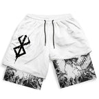 Men’s Anime Gym Shorts Men Shorts Not Branded