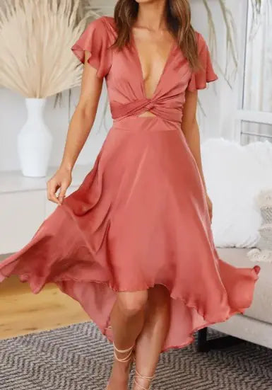 Women's V Neck Dress