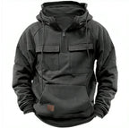 Mens Solid Colour Casual Sweatshirt