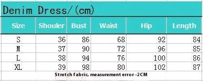 Women's Stretch Denim Dress