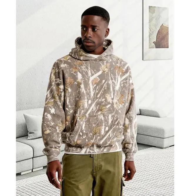 Men's European And American Hoodie Fashion Loose Fitting Hoodie