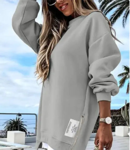 Women's Zipper Sweater Dress