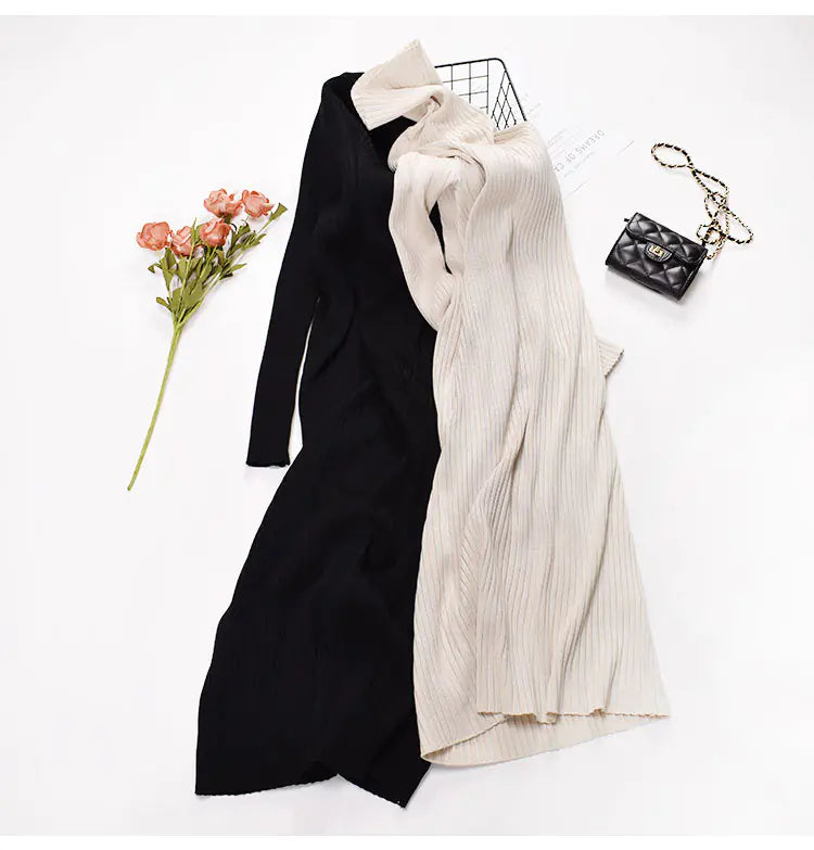 Women's Korean Style Knit Dress