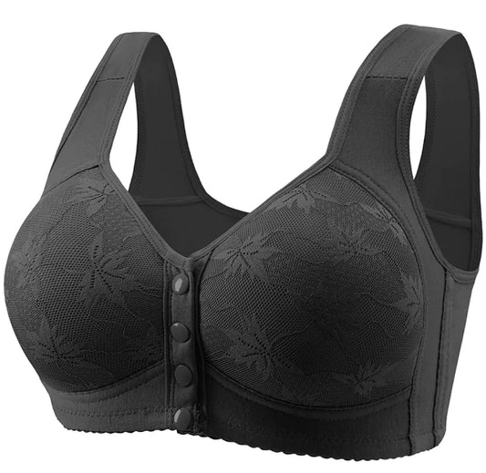 Plus Size Front Closure Push Up Bra