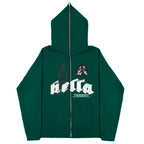 Unisex Oversized Zipper Hoodie