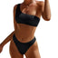 Women's Brazilian Ribbed Bikini Set