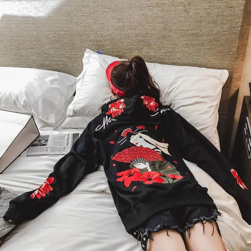 Anime Geisha Hoodie