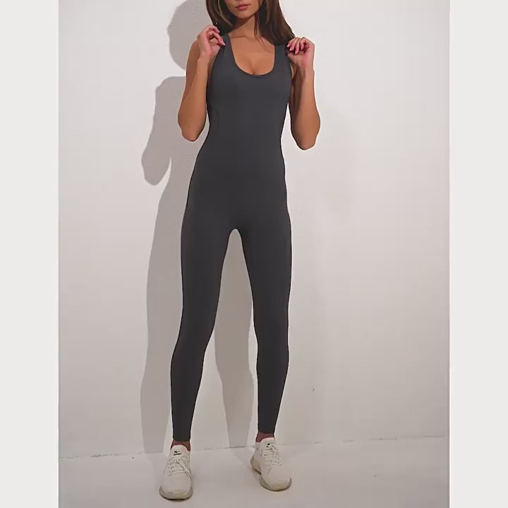 Yoga Jumpsuit Fitness Sports Overalls Gym Clothing Set Activewear