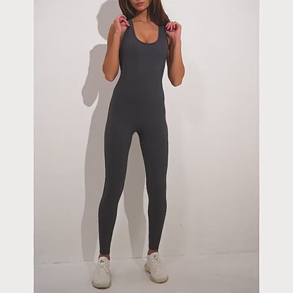 Yoga Jumpsuit Fitness Sports Overalls Gym Clothing Set Activewear