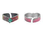 Impression Ring Anime Pattern Unisex
