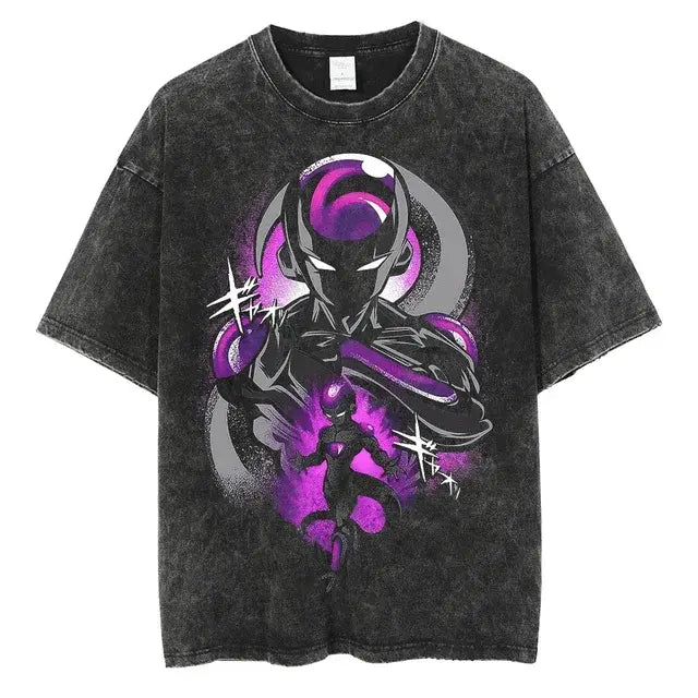 Anime Dragon Ball Washed Oversized Tshirt
