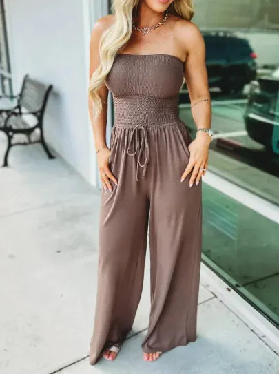 Women's Elegant Wide Leg Jumpsuit