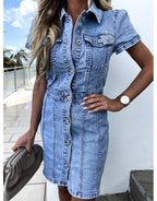 Women's Stretch Denim Dress