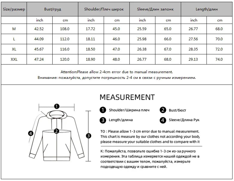 Hooded Sleeve Coat For Men