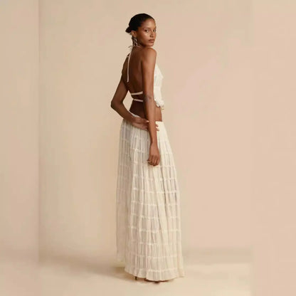 Women's Halter Dress Set