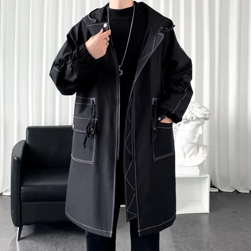 Men s Mid Length Trench Coat