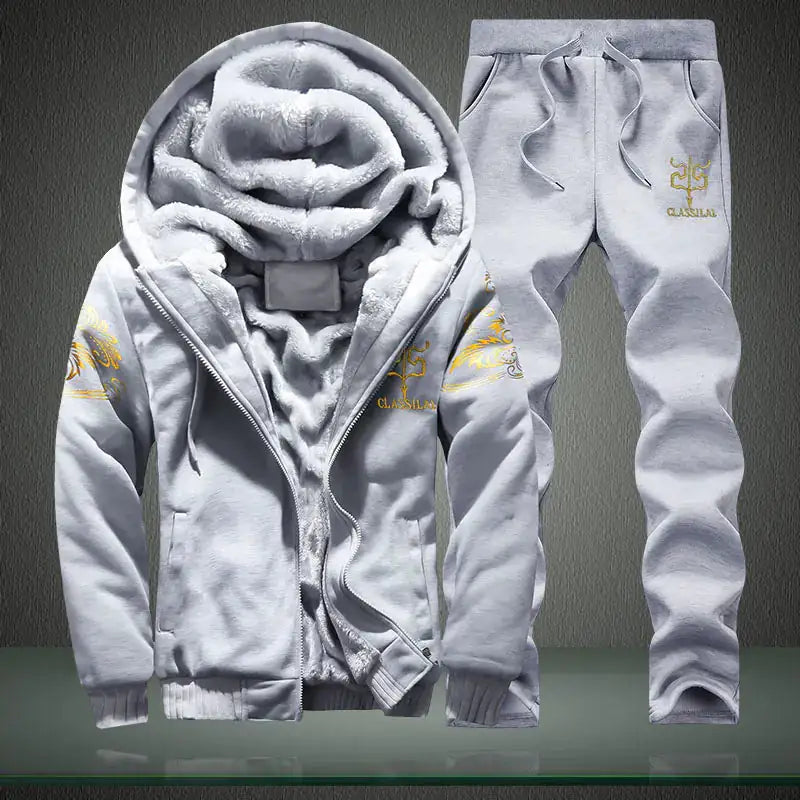 Winter Inner Fleece Hoodies Men Main image