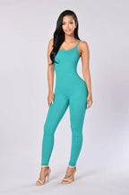 Women's Backless Slim Fit Jumpsuit
