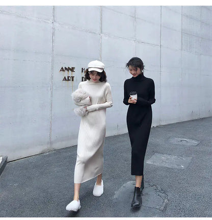 Women's Korean Style Knit Dress