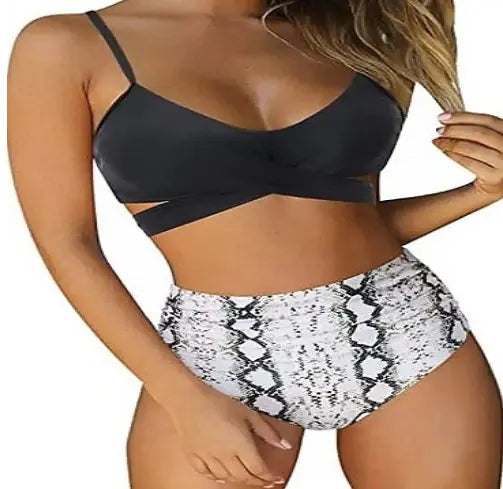 Women's Sexy Solid Print Bikini Set