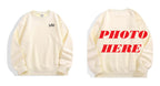 Custom Back ILLUSION CO Classic Logo Crewneck Sweatshirt