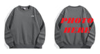 Custom Back ILLUSION CO Logo Crewneck Sweatshirt