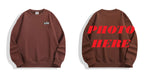 Custom Back ILLUSION CO Logo Crewneck Sweatshirt