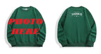 Custom Front ILLUSION CO Back Logo Crewneck Sweatshirt