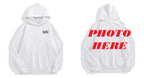 Custom Back ILLUSION CO Front Logo Hoodie