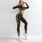 Women's Seamless Yoga Set Fitness Activewear