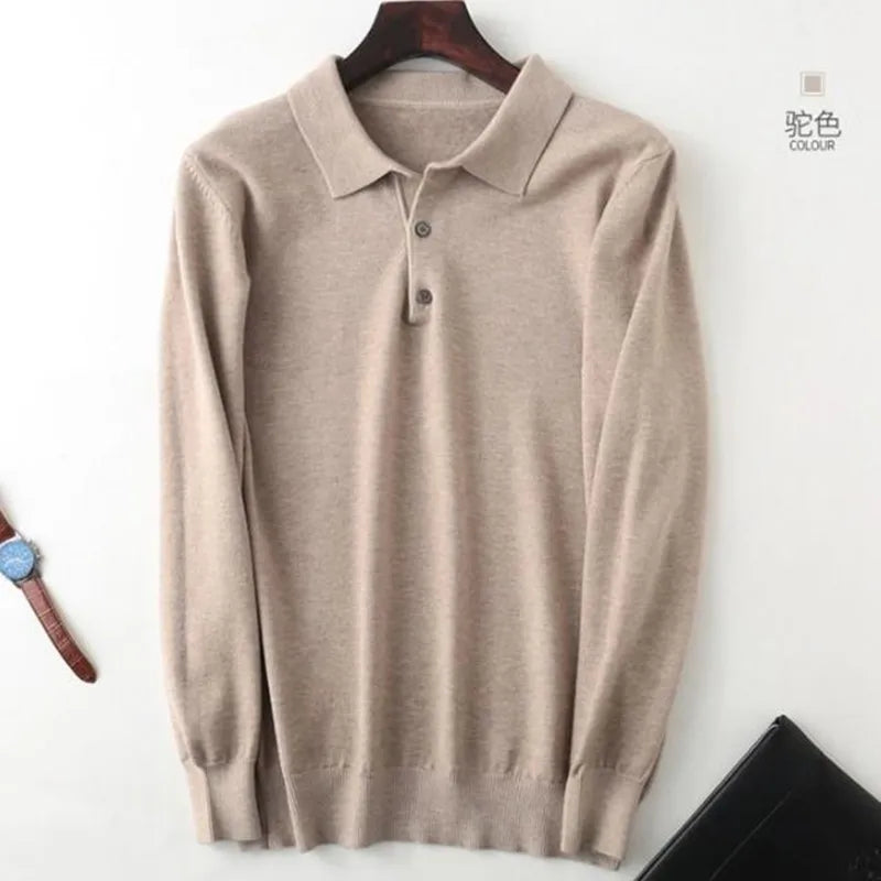 Luxurious Polo Sweater For Men