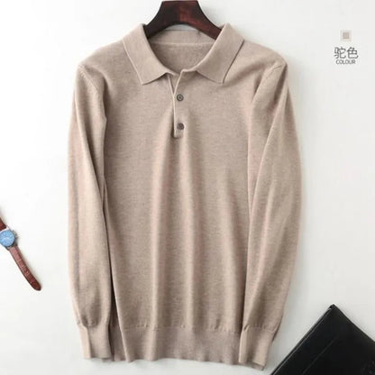 Luxurious Polo Sweater For Men