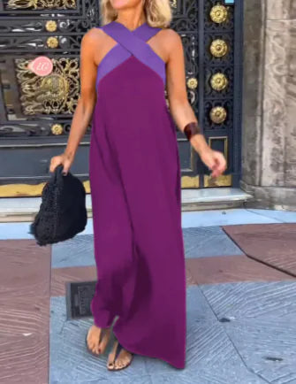 Women's Cross Beauty Back Dress
