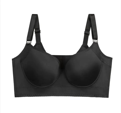 Large Size Seamless Steel Ring Push Up Bra
