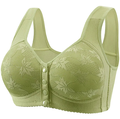 Plus Size Front Closure Push Up Bra